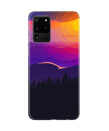 Sun Set Mobile Back Case for Galaxy S20 Ultra (Design - 279)