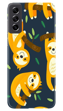 Racoon Pattern Mobile Back Case for Samsung Galaxy S21 FE 5G (Design - 2)