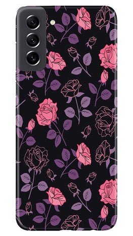 Rose Black Background Case for Samsung Galaxy S21 FE 5G