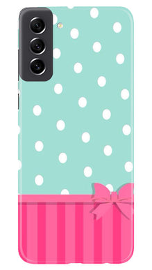 Gift Wrap Mobile Back Case for Samsung Galaxy S21 FE 5G (Design - 30)