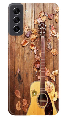 Guitar Mobile Back Case for Samsung Galaxy S21 FE 5G (Design - 43)