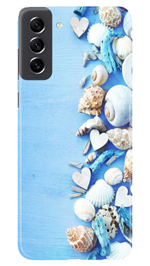 Sea Shells2 Mobile Back Case for Samsung Galaxy S21 FE 5G (Design - 64)