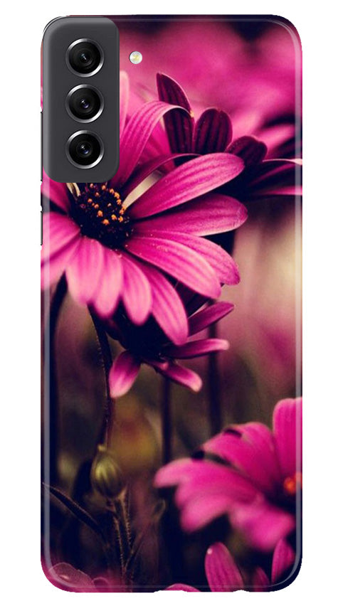 Purple Daisy Case for Samsung Galaxy S21 FE 5G