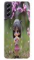 Cute Girl Case for Samsung Galaxy S21 FE 5G