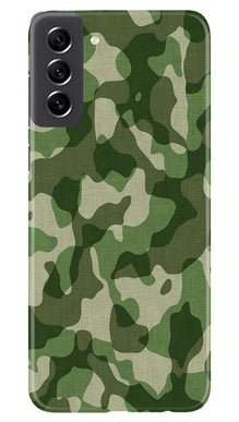 Army Camouflage Mobile Back Case for Samsung Galaxy S21 FE 5G  (Design - 106)