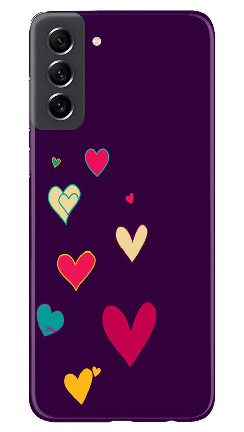 Purple Background Case for Samsung Galaxy S21 FE 5G  (Design - 107)
