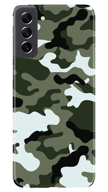 Army Camouflage Mobile Back Case for Samsung Galaxy S21 FE 5G  (Design - 108)
