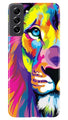 Colorful Lion Case for Samsung Galaxy S21 FE 5G  (Design - 110)