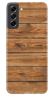 Wooden Look Mobile Back Case for Samsung Galaxy S21 FE 5G  (Design - 113)