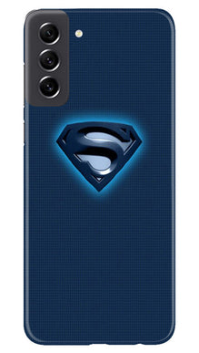 Superman Superhero Mobile Back Case for Samsung Galaxy S21 FE 5G  (Design - 117)