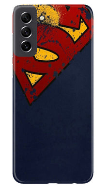 Superman Superhero Mobile Back Case for Samsung Galaxy S21 FE 5G  (Design - 125)