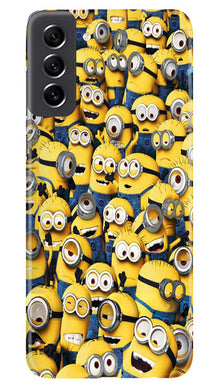 Minions Mobile Back Case for Samsung Galaxy S21 FE 5G  (Design - 126)