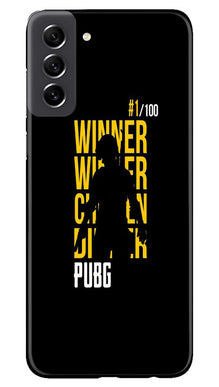 Pubg Winner Winner Mobile Back Case for Samsung Galaxy S21 FE 5G  (Design - 146)