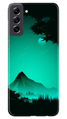 Moon Mountain Mobile Back Case for Samsung Galaxy S21 FE 5G (Design - 173)