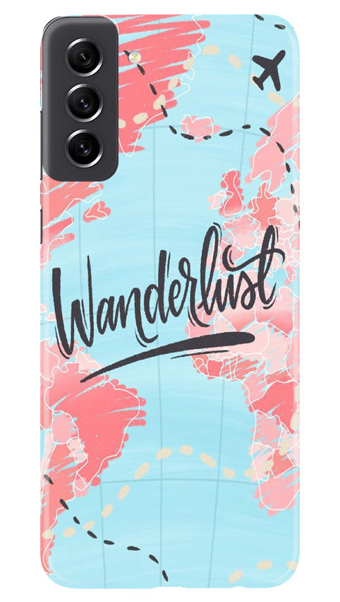 Wonderlust Travel Case for Samsung Galaxy S21 FE 5G (Design No. 192)