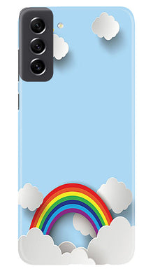 Rainbow Mobile Back Case for Samsung Galaxy S21 FE 5G (Design - 194)