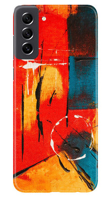 Modern Art Mobile Back Case for Samsung Galaxy S21 FE 5G (Design - 208)
