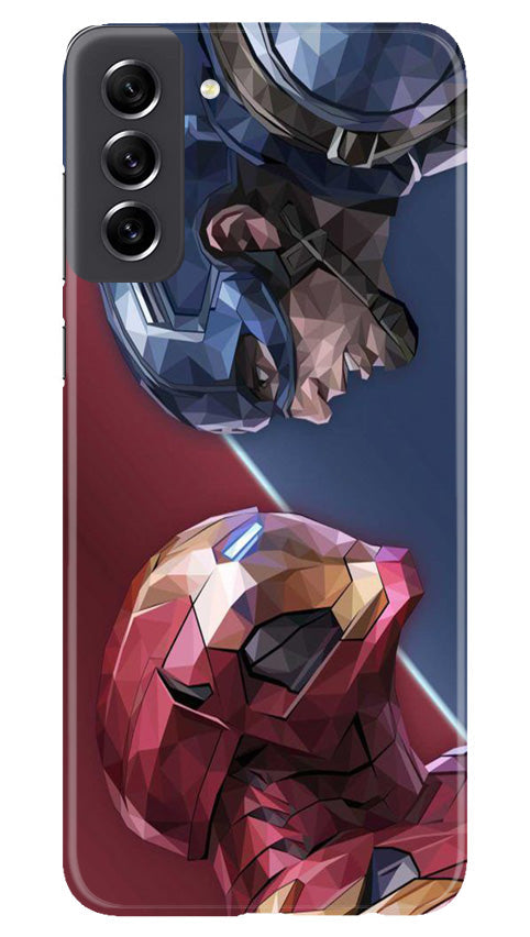 Ironman Captain America Case for Samsung Galaxy S21 FE 5G (Design No. 214)