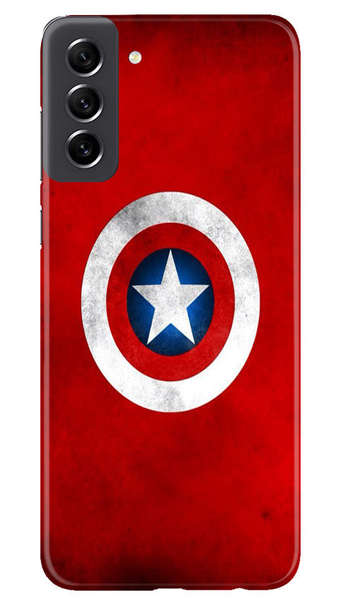 Captain America Case for Samsung Galaxy S21 FE 5G (Design No. 218)