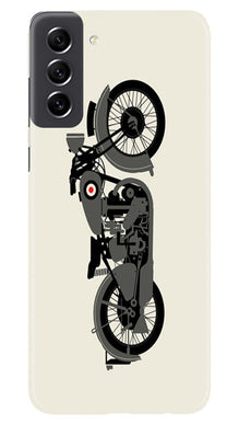 MotorCycle Mobile Back Case for Samsung Galaxy S21 FE 5G (Design - 228)