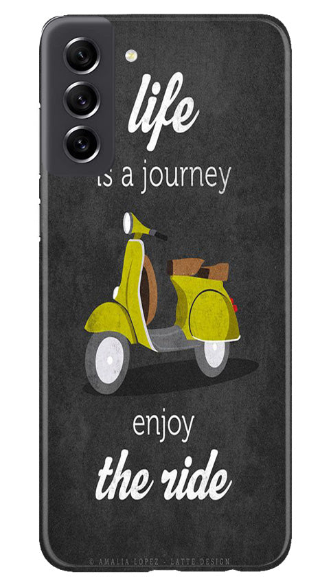 Life is a Journey Case for Samsung Galaxy S21 FE 5G (Design No. 230)