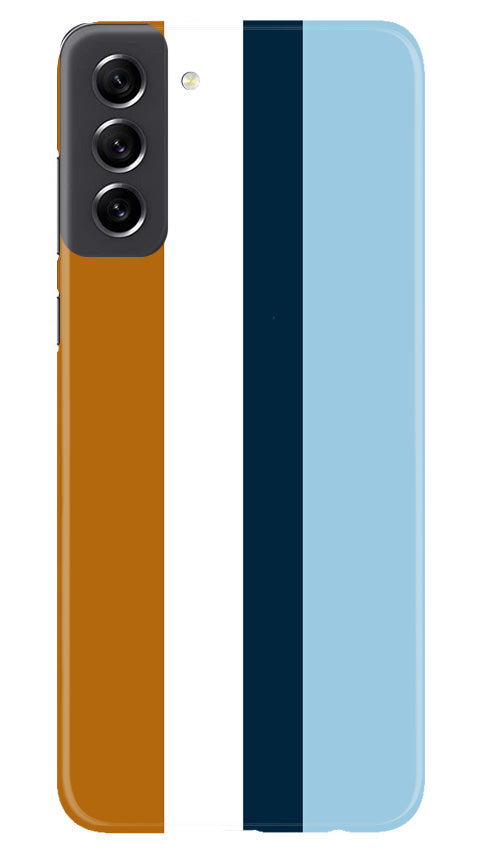 Diffrent Four Color Pattern Case for Samsung Galaxy S21 FE 5G (Design No. 244)