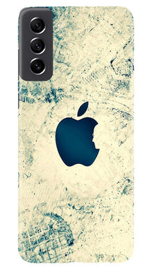 Apple Logo Mobile Back Case for Samsung Galaxy S21 FE 5G (Design - 251)