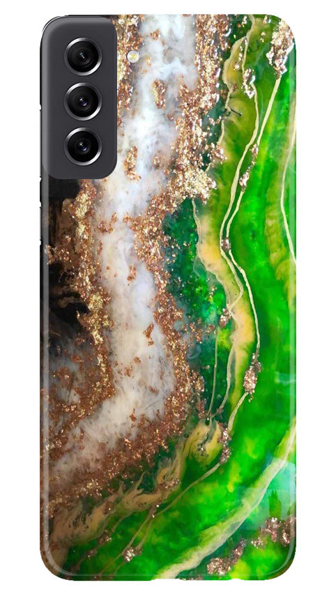 Marble Texture Mobile Back Case for Samsung Galaxy S21 FE 5G (Design - 269)