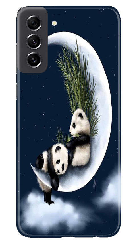 Panda Moon Mobile Back Case for Samsung Galaxy S21 FE 5G (Design - 280)