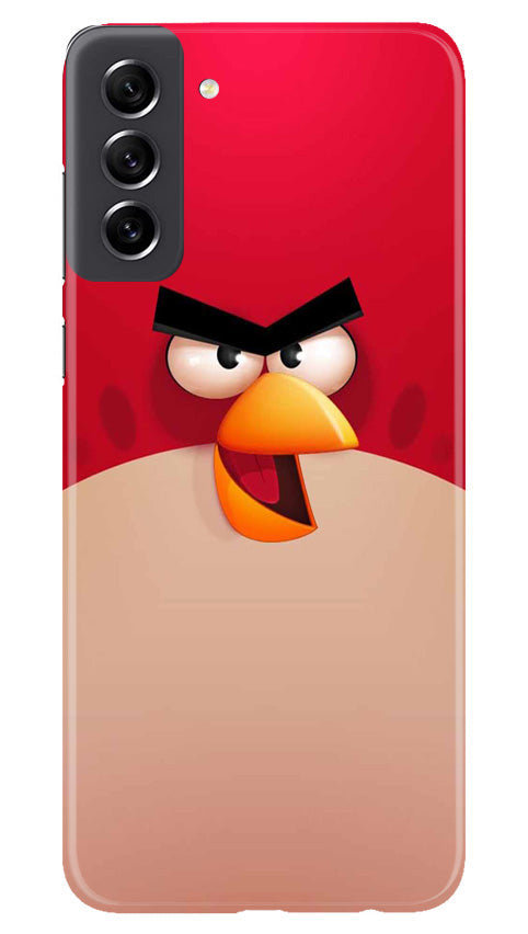 Angry Bird Red Mobile Back Case for Samsung Galaxy S21 FE 5G (Design - 287)