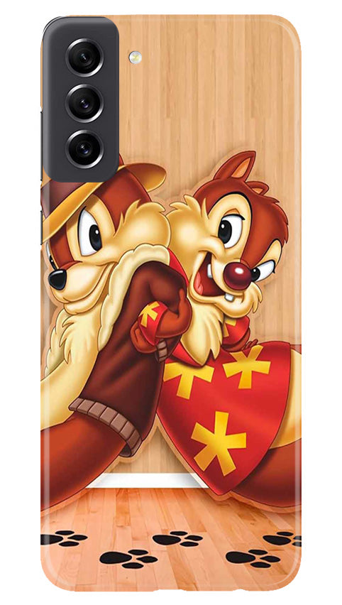 Chip n Dale Mobile Back Case for Samsung Galaxy S21 FE 5G (Design - 297)