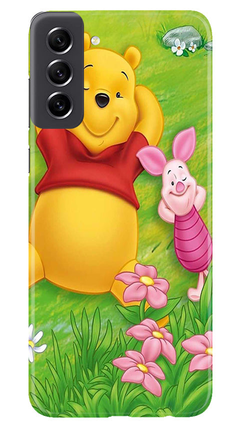 Winnie The Pooh Mobile Back Case for Samsung Galaxy S21 FE 5G (Design - 308)