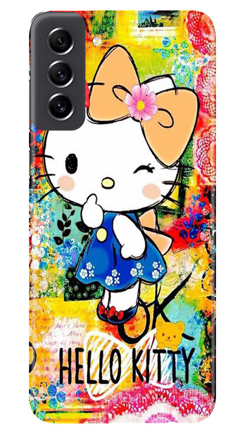 Hello Kitty Mobile Back Case for Samsung Galaxy S21 FE 5G (Design - 321)