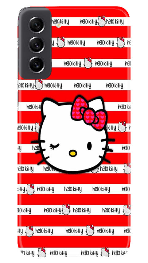 Hello Kitty Mobile Back Case for Samsung Galaxy S21 FE 5G (Design - 323)