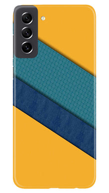 Diagonal Pattern Mobile Back Case for Samsung Galaxy S21 FE 5G (Design - 329)