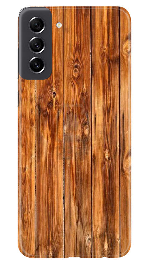 Wooden Texture Mobile Back Case for Samsung Galaxy S21 FE 5G (Design - 335)