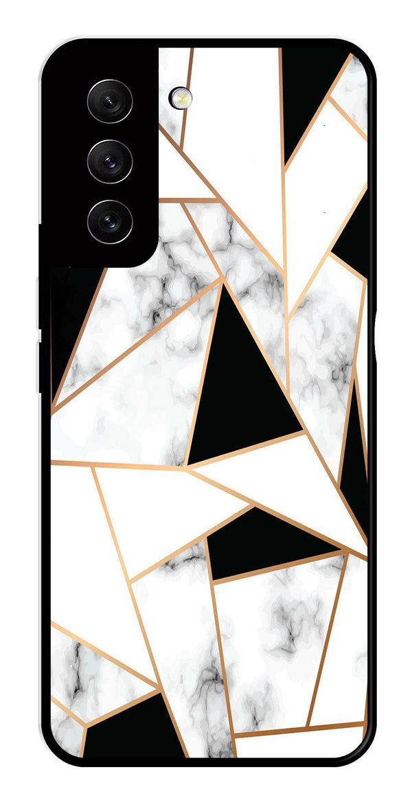 Marble Design2 Metal Mobile Case for Samsung Galaxy S21 FE 5G   (Design No -08)