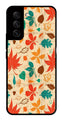 Leafs Design Metal Mobile Case for Samsung Galaxy S21 FE 5G   (Design No -14)