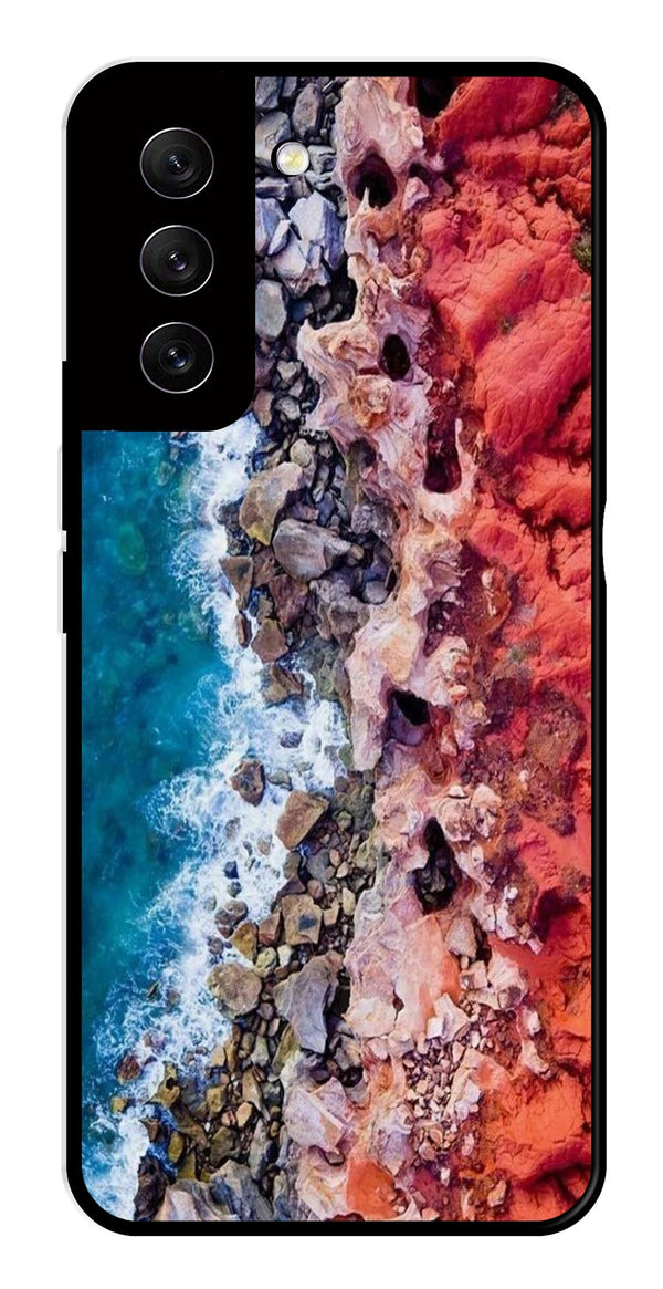 Sea Shore Metal Mobile Case for Samsung Galaxy S21 FE 5G   (Design No -18)