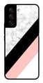 Marble Design Metal Mobile Case for Samsung Galaxy S21 FE 5G   (Design No -24)