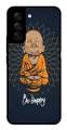 Be Happy Metal Mobile Case for Samsung Galaxy S21 FE 5G   (Design No -27)