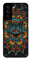 Owl Pattern Metal Mobile Case for Samsung Galaxy S21 FE 5G   (Design No -42)