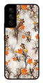 Autumn leaves Metal Mobile Case for Samsung Galaxy S21 FE 5G   (Design No -55)