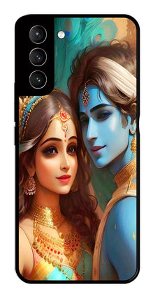 Lord Radha Krishna Metal Mobile Case for Samsung Galaxy S21 Plus 5G