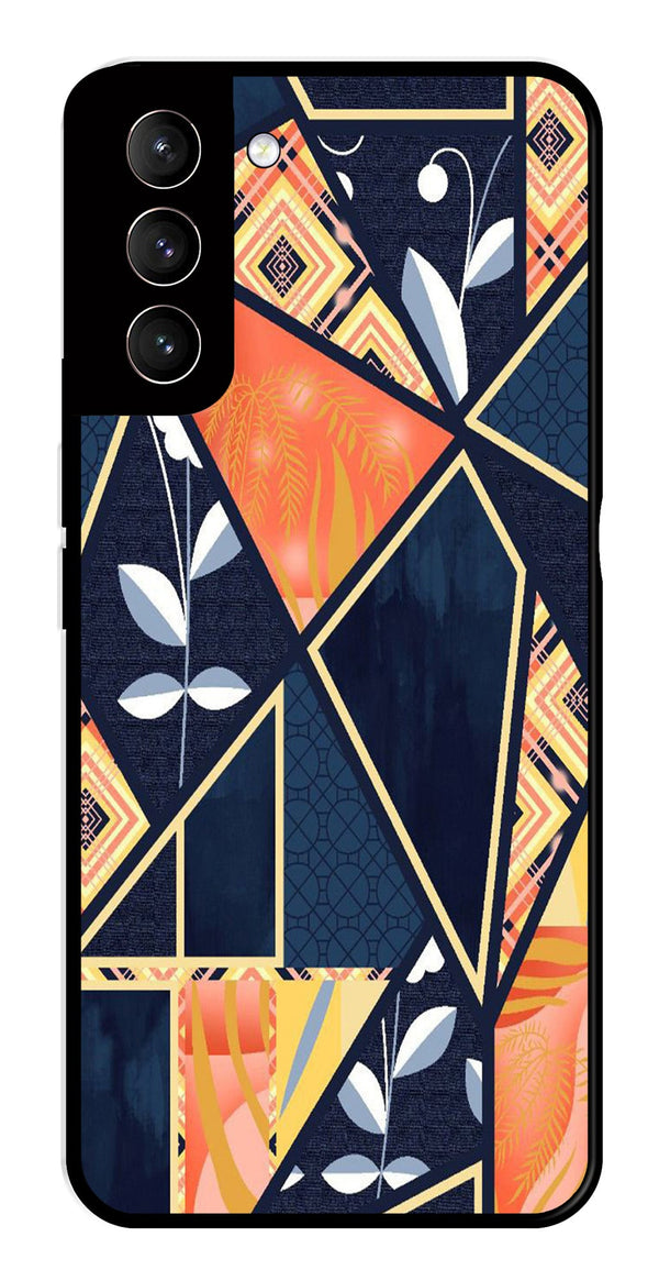 Marble Design Metal Mobile Case for Samsung Galaxy S22 Plus 5G   (Design No -07)