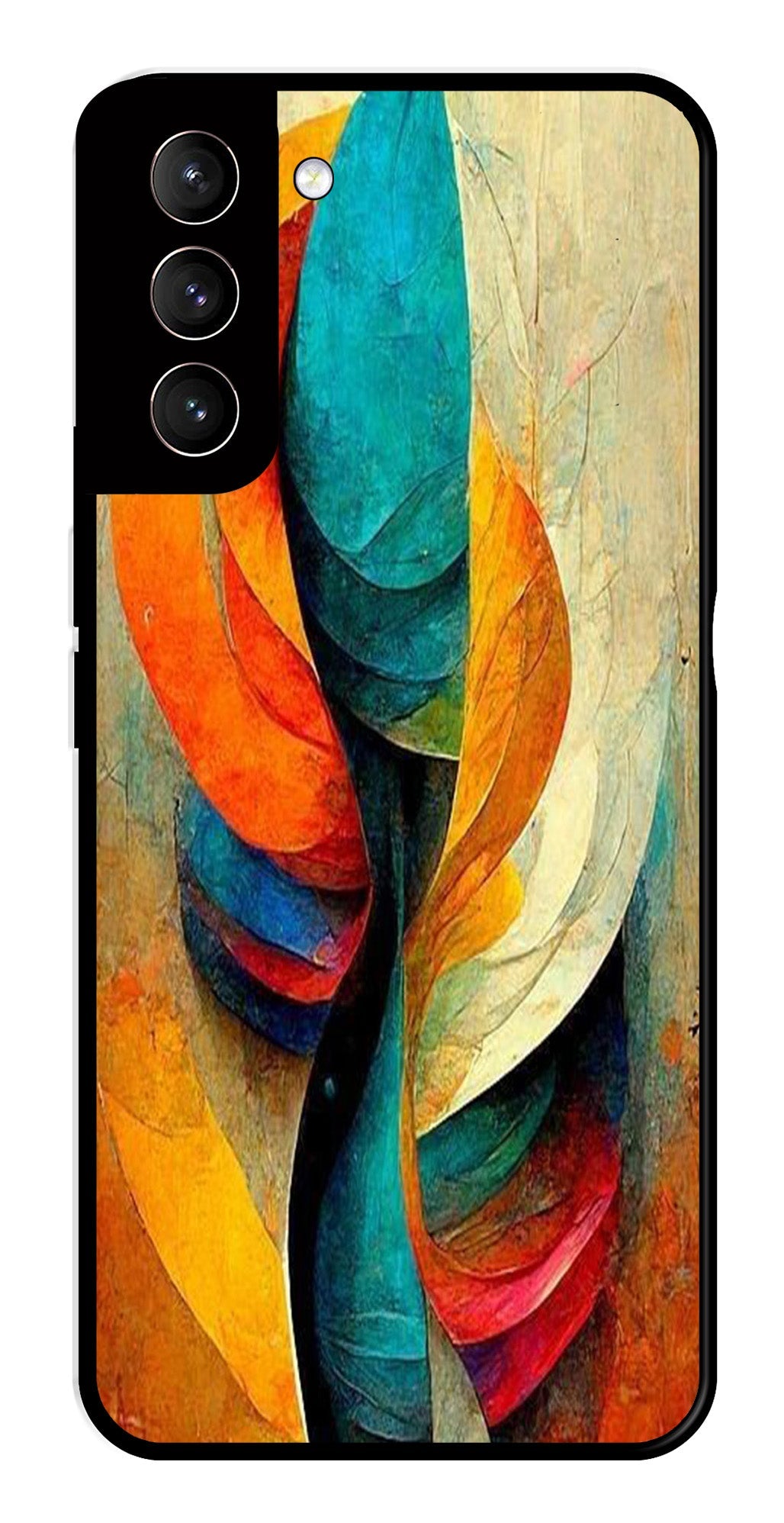 Modern Art Metal Mobile Case for Samsung Galaxy S22 Plus 5G   (Design No -11)
