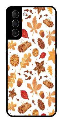 Autumn Leaf Metal Mobile Case for Samsung Galaxy S21 Plus 5G