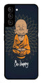 Be Happy Metal Mobile Case for Samsung Galaxy S21 Plus 5G   (Design No -27)