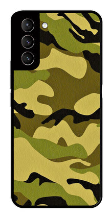 Army Pattern Metal Mobile Case for Samsung Galaxy S21 Plus 5G
