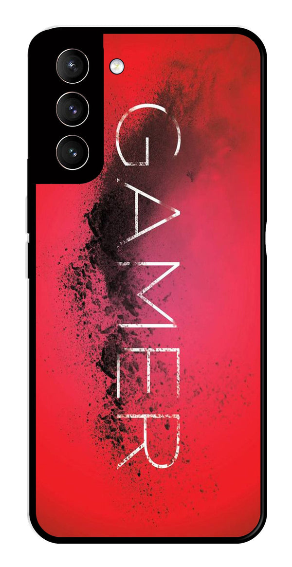 Gamer Pattern Metal Mobile Case for Samsung Galaxy S21 Plus 5G   (Design No -41)